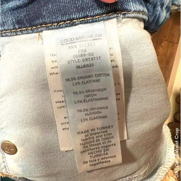 GOOD AMERICAN, Good Waist Cropped, 30 - Picture 4 of 7